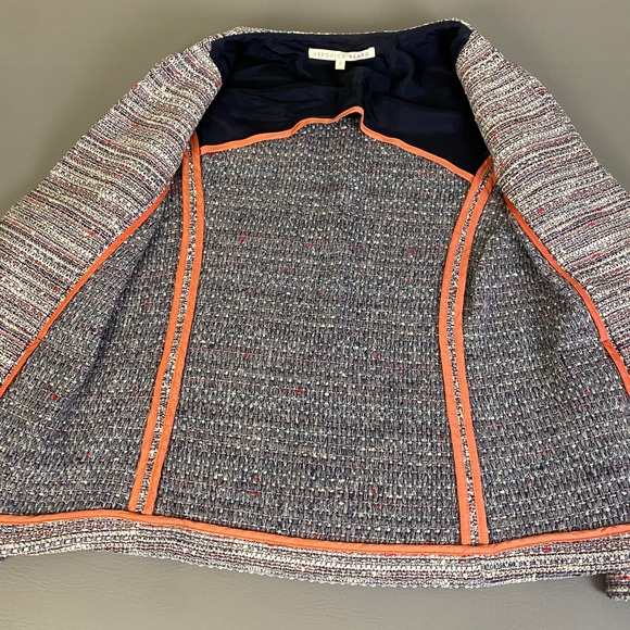 Veronica Beard Tweed Blazer Jacket Size 2 Lilac Multicolor Formal Wear‎ * - Picture 5 of 16